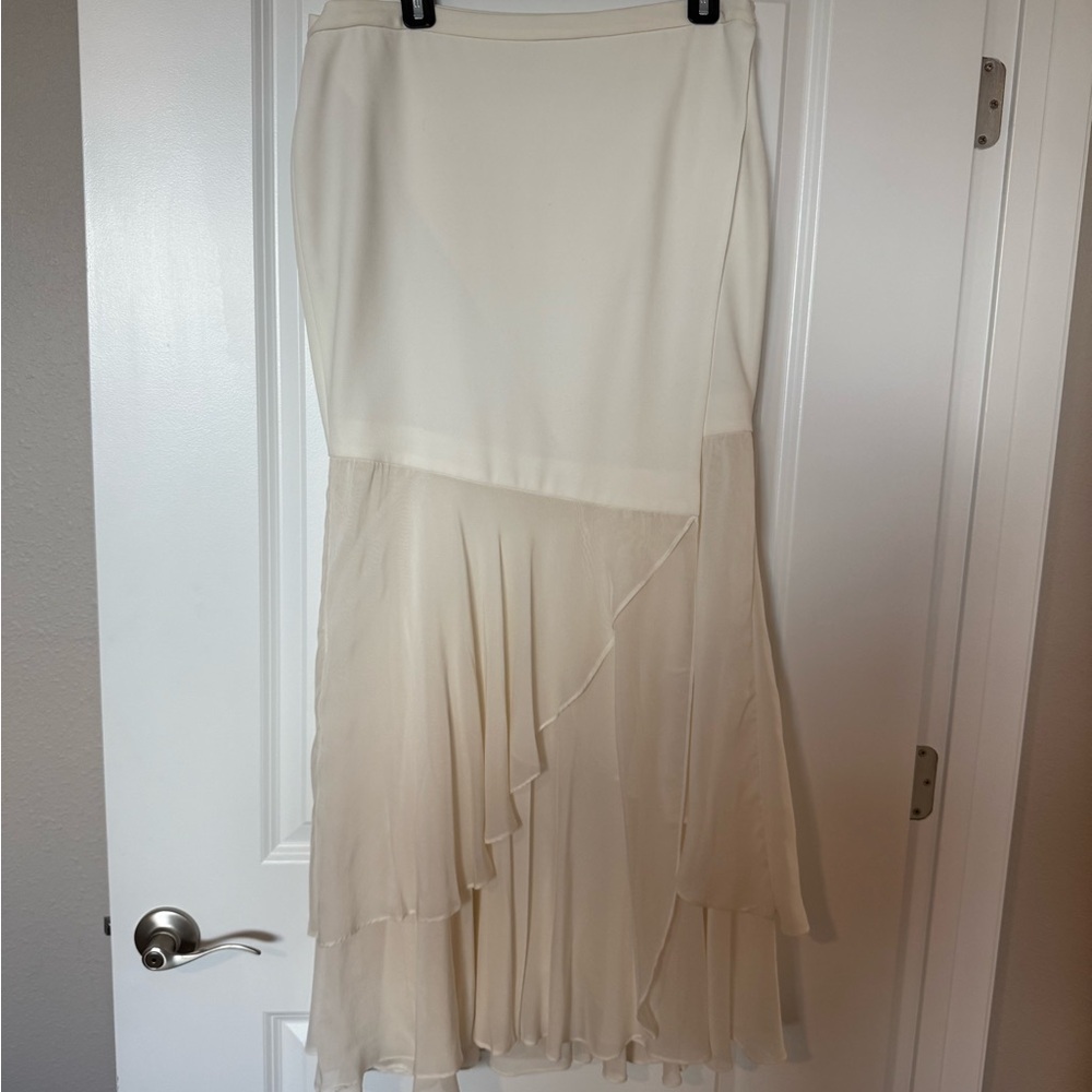 Haute Hippie Cream Skirt